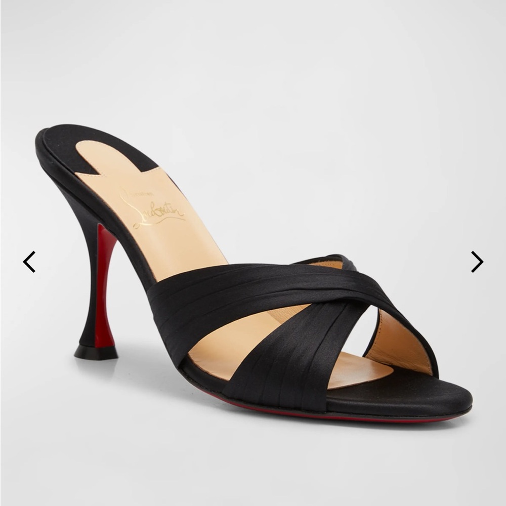 Christian Louboutin
Nicol is Back Red Sole Slide High-Heel Sandals